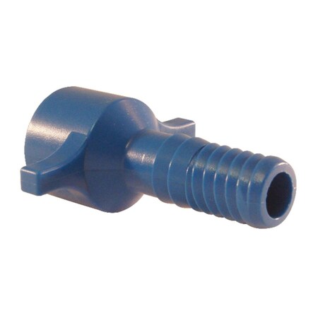 Blue Twisters 0.5 in. Insert x 0.5 in. Dia. FPT Polypropylene Female Adapter, Blue 4814836